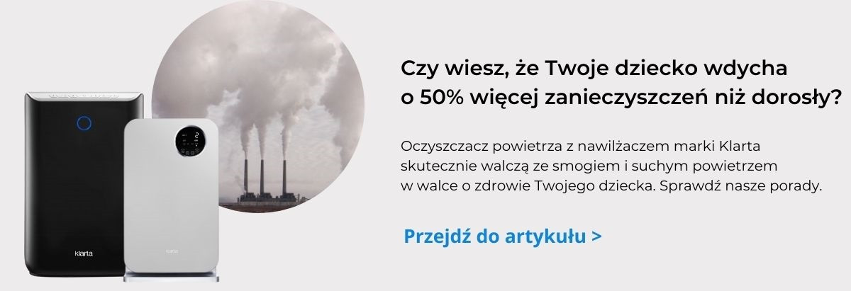 oczyszczacze klarta na smog