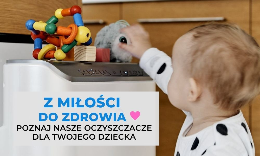 oczyszczacz powietrza w pokoju dziecka