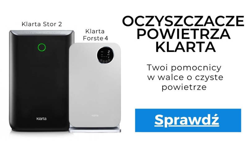 Oczyszczacze powietrza klarta