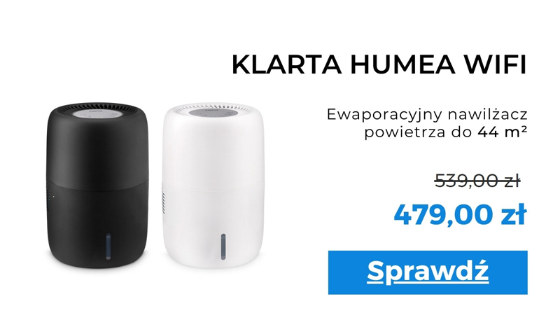 Klarta Humea Wifi nawilżacz ewaporacyjny